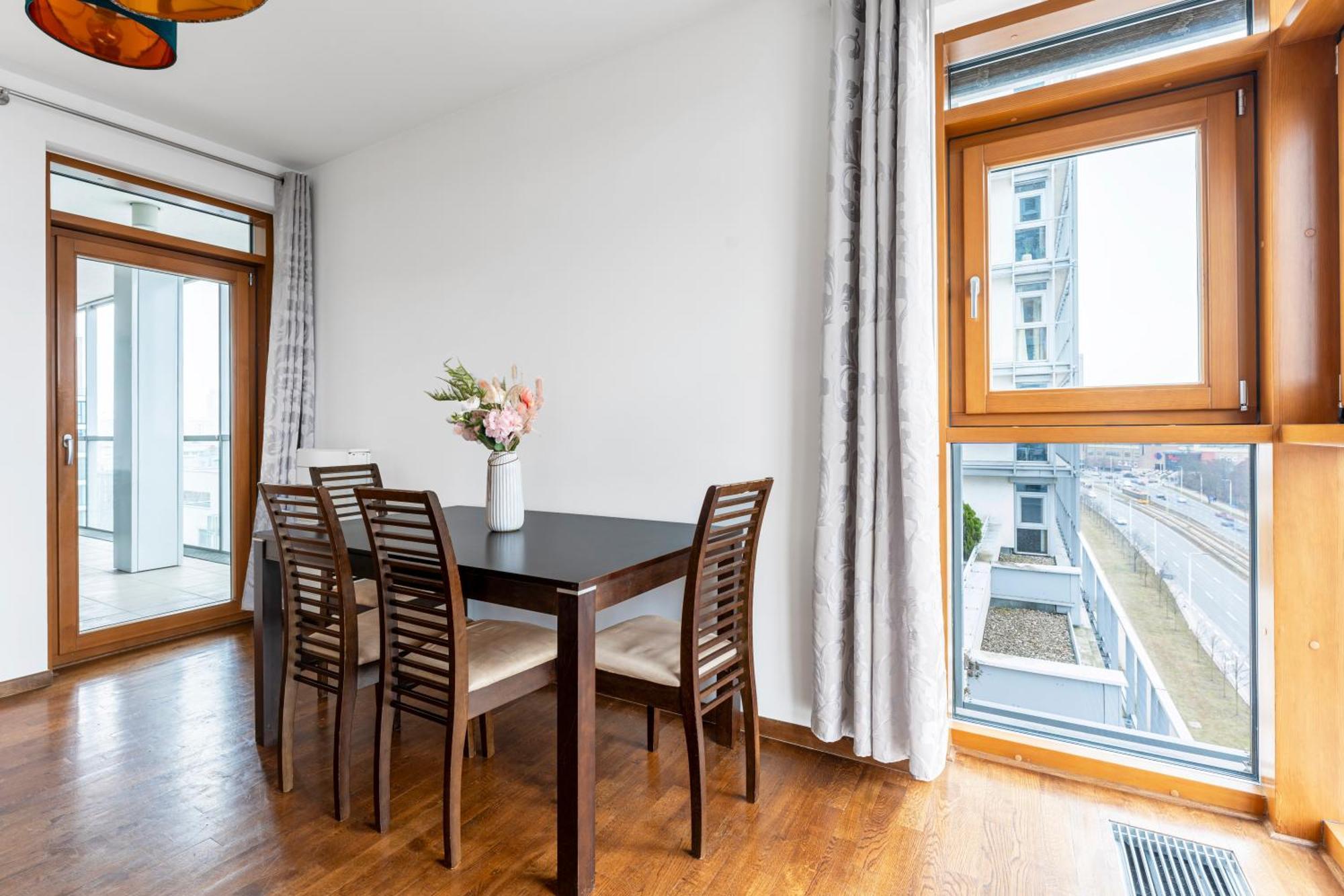 Appartement Old Money Tower Panoramiczny Widok Z 8 Pietra Garaz Arkadia Westfield Metro Gdanska
